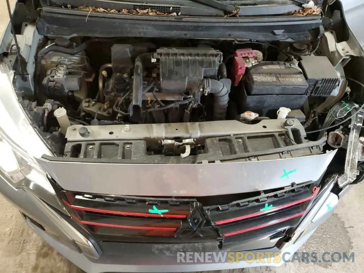 11 fotografías del automóvil dañado ML32FVFJ3MHF02793 MITSUBISHI MIRAGE 2021