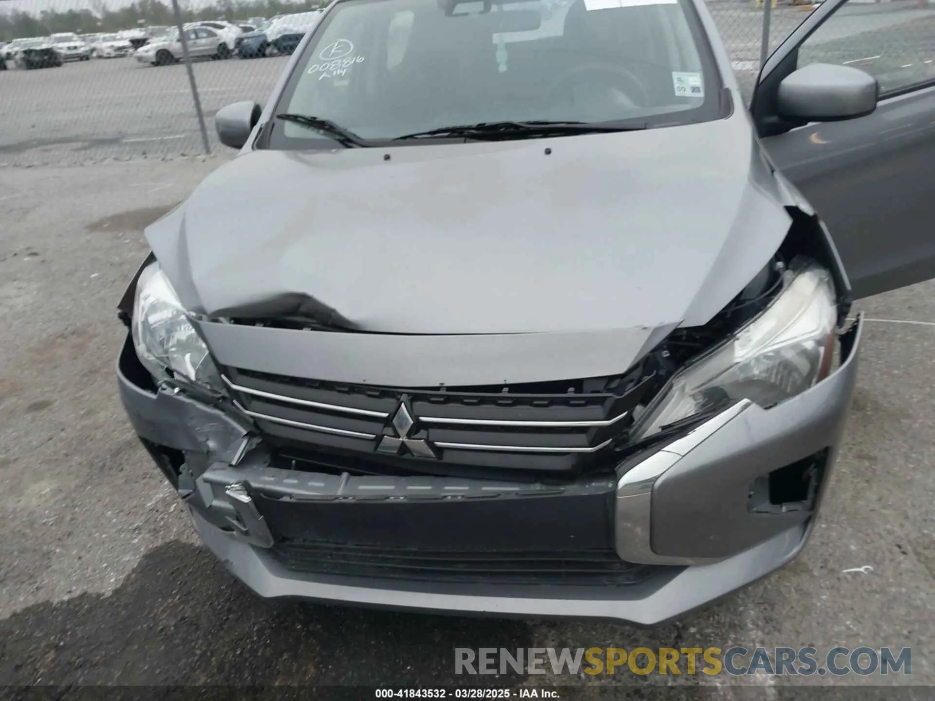 10 fotografías del automóvil dañado ML32AUHJ0NH008816 MITSUBISHI MIRAGE 2022