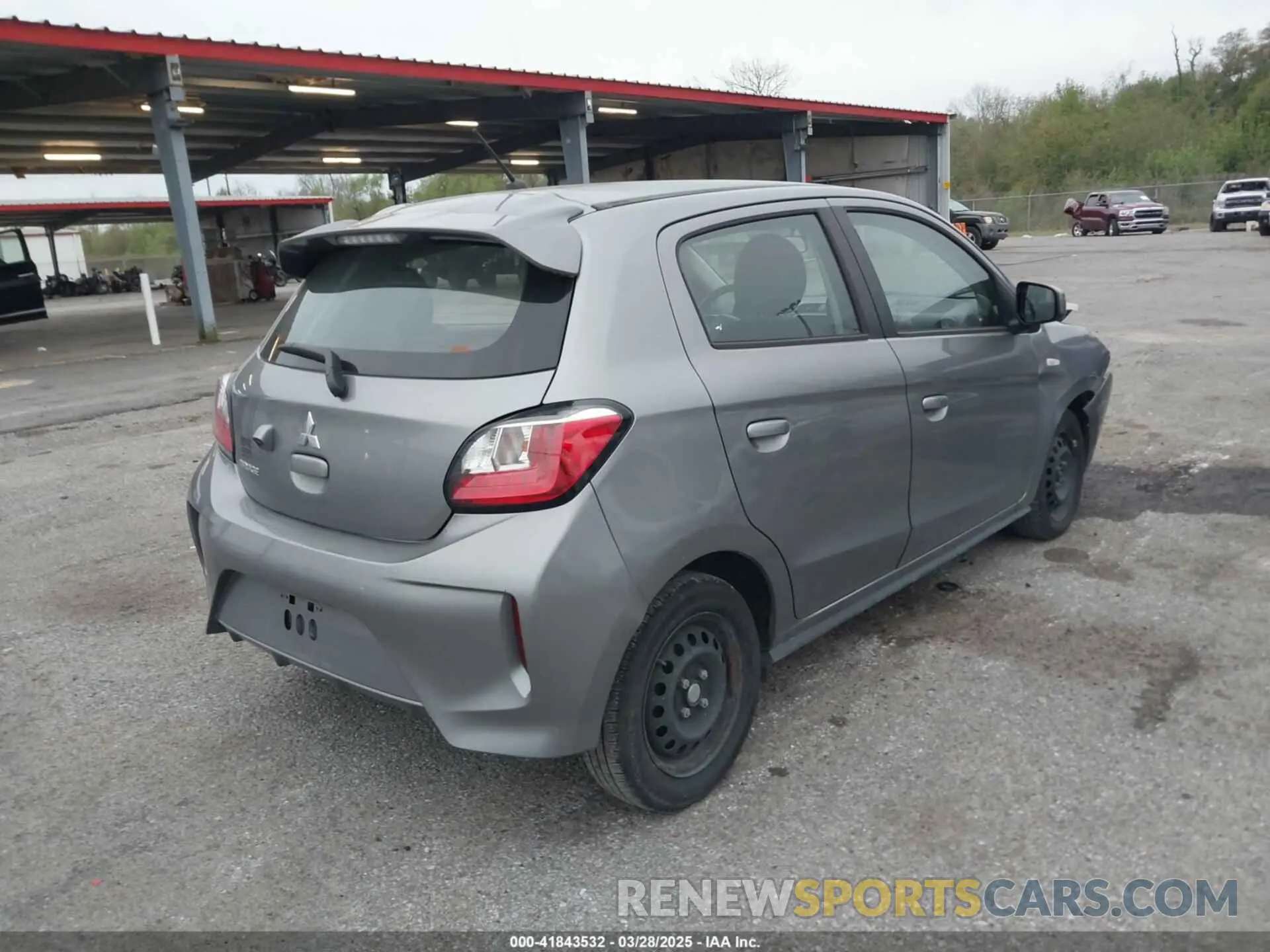 4 fotografías del automóvil dañado ML32AUHJ0NH008816 MITSUBISHI MIRAGE 2022