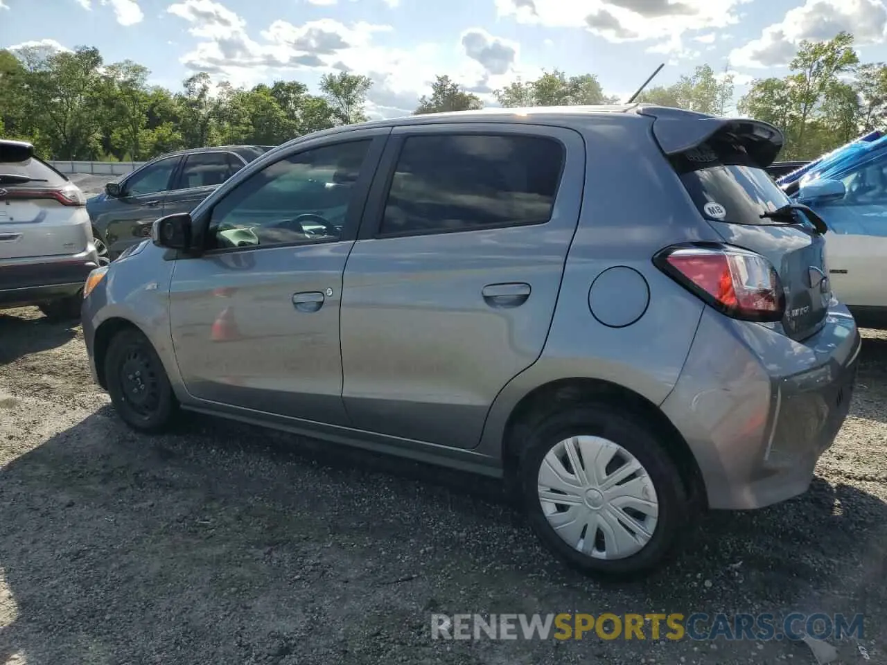2 fotografías del automóvil dañado ML32AUHJ1NH002054 MITSUBISHI MIRAGE 2022