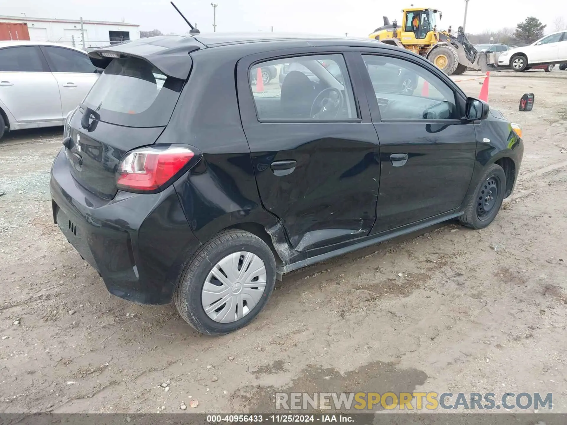 4 fotografías del automóvil dañado ML32AUHJ2NH003729 MITSUBISHI MIRAGE 2022