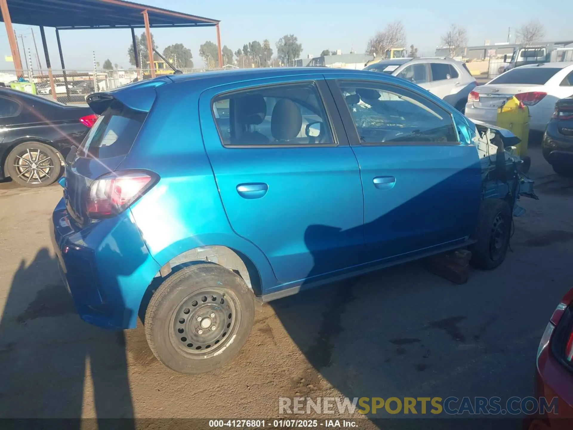 12 fotografías del automóvil dañado ML32AUHJ2NH005464 MITSUBISHI MIRAGE 2022