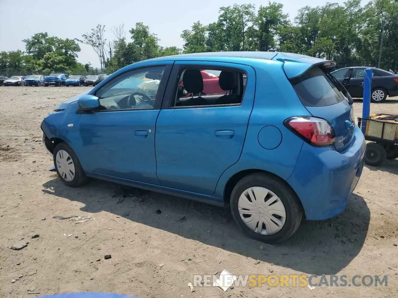 2 fotografías del automóvil dañado ML32AUHJ2NH008574 MITSUBISHI MIRAGE 2022