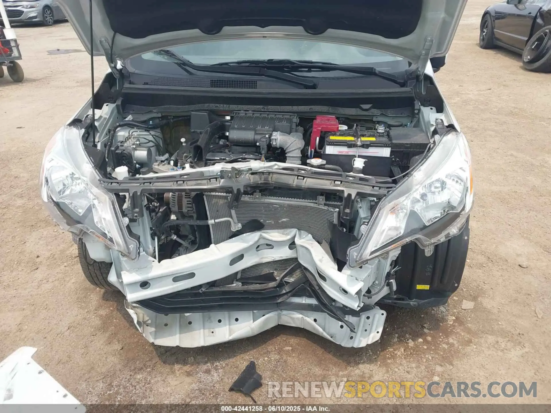 6 fotografías del automóvil dañado ML32AUHJ3NH008678 MITSUBISHI MIRAGE 2022