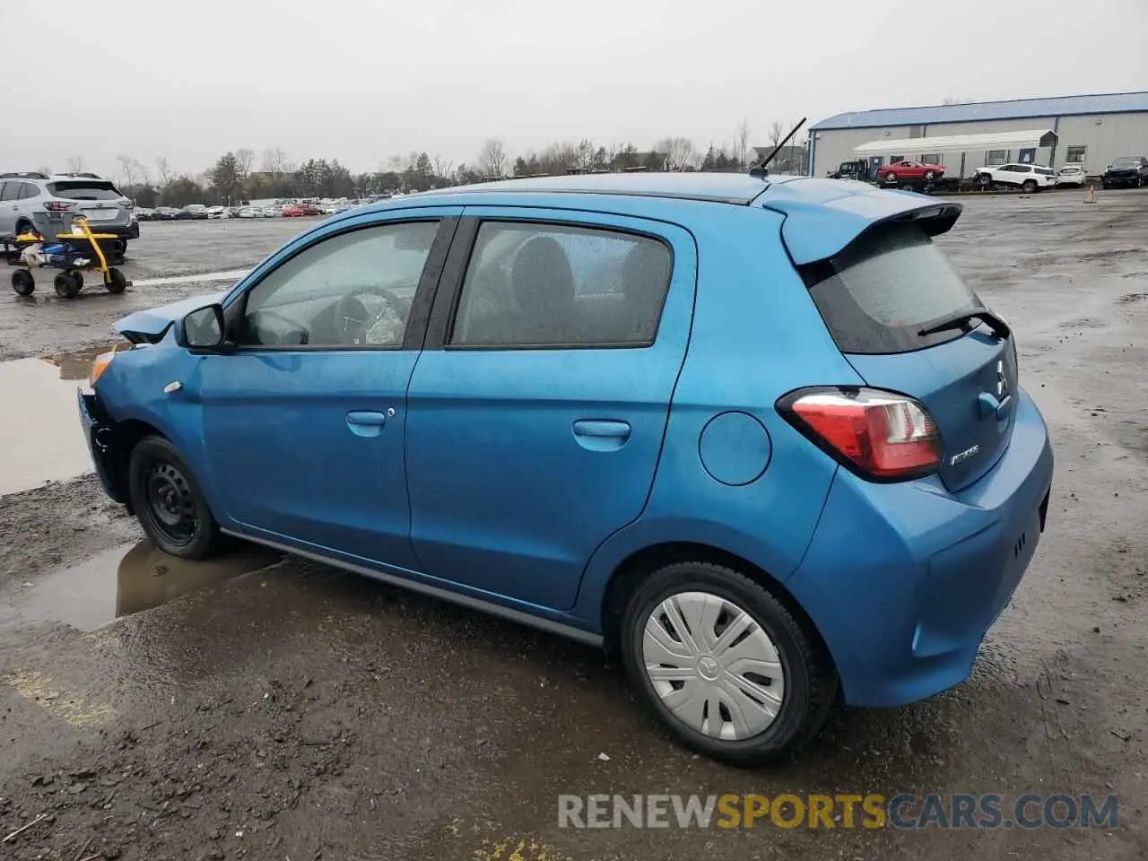 2 fotografías del automóvil dañado ML32AUHJ4NH008432 MITSUBISHI MIRAGE 2022