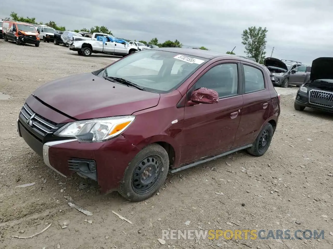 1 fotografías del automóvil dañado ML32AUHJ4NH009497 MITSUBISHI MIRAGE 2022