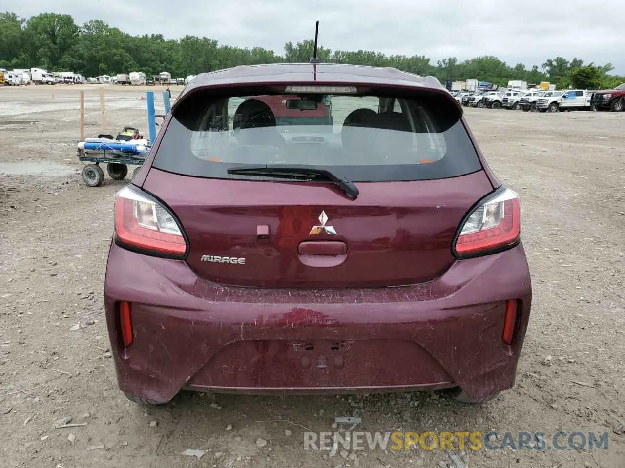 6 fotografías del automóvil dañado ML32AUHJ4NH009497 MITSUBISHI MIRAGE 2022