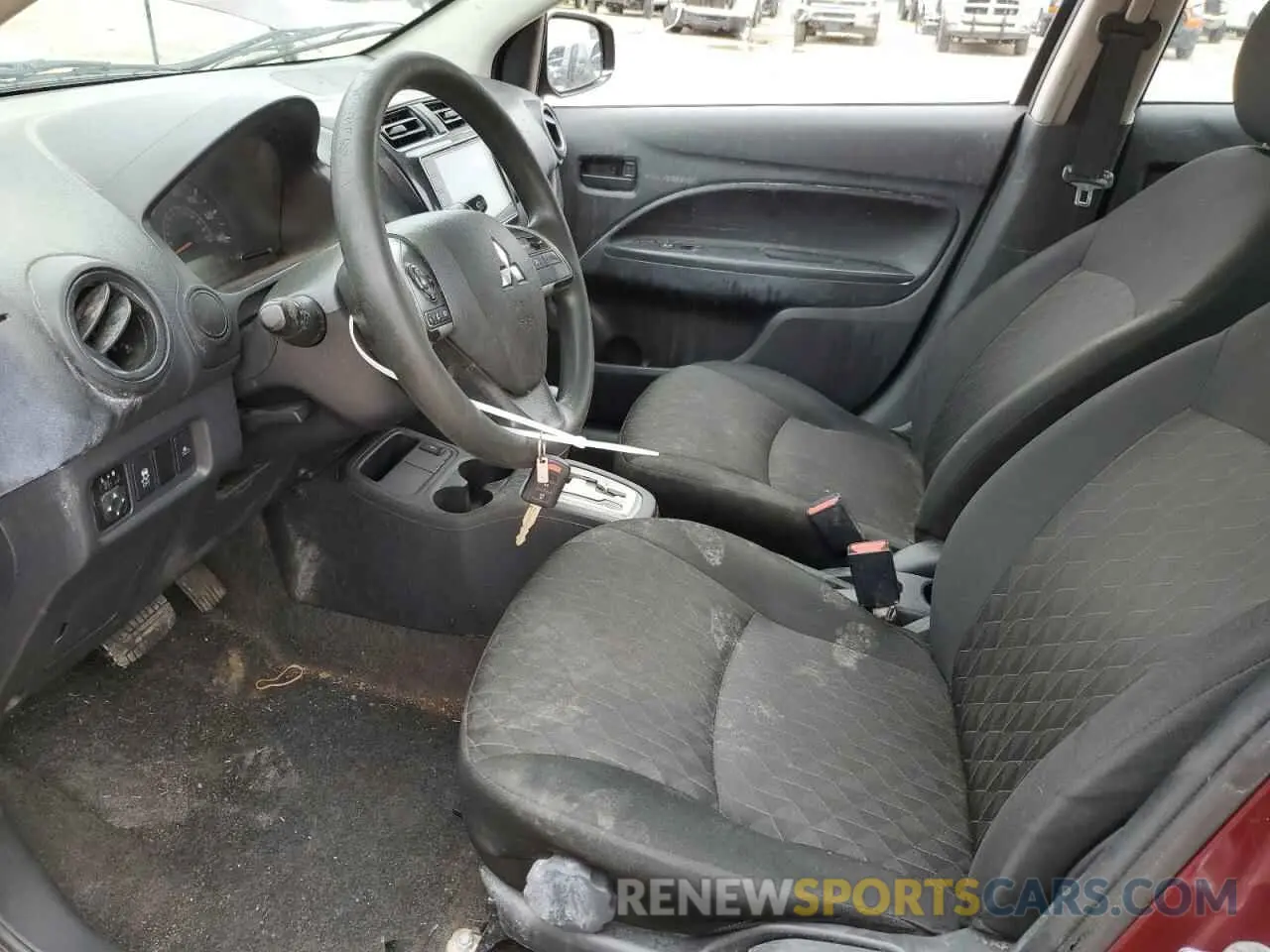 7 fotografías del automóvil dañado ML32AUHJ4NH009497 MITSUBISHI MIRAGE 2022