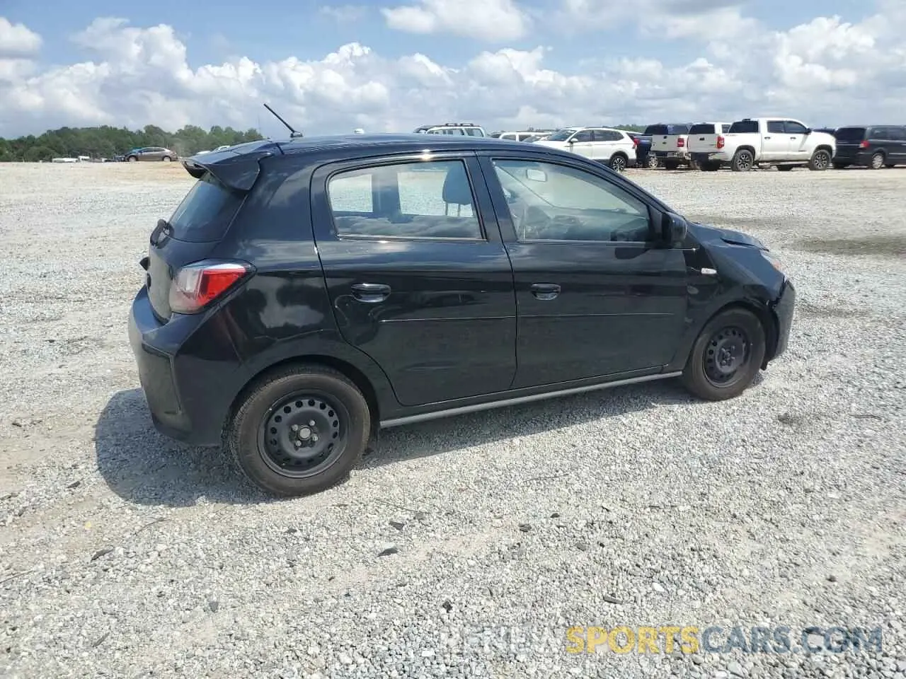 3 fotografías del automóvil dañado ML32AUHJ5NH009170 MITSUBISHI MIRAGE 2022