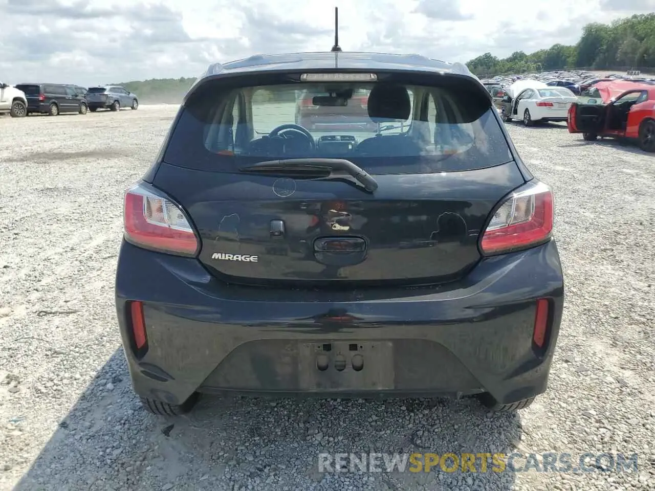 6 fotografías del automóvil dañado ML32AUHJ5NH009170 MITSUBISHI MIRAGE 2022