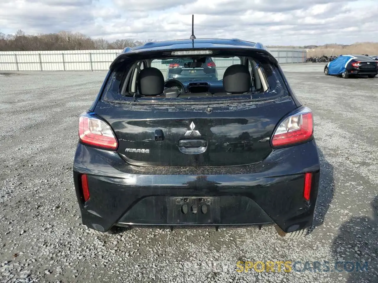 6 fotografías del automóvil dañado ML32AUHJ6NH008836 MITSUBISHI MIRAGE 2022