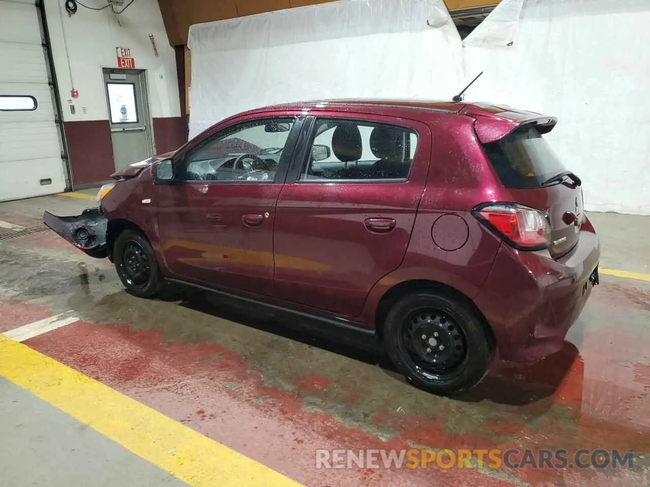 2 fotografías del automóvil dañado ML32AUHJ7NH006531 MITSUBISHI MIRAGE 2022