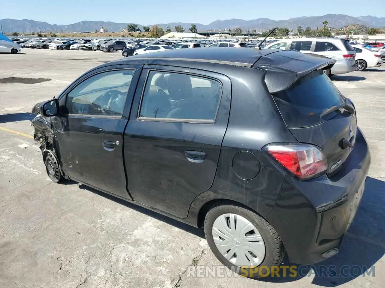2 fotografías del automóvil dañado ML32AUHJ7NH006996 MITSUBISHI MIRAGE 2022