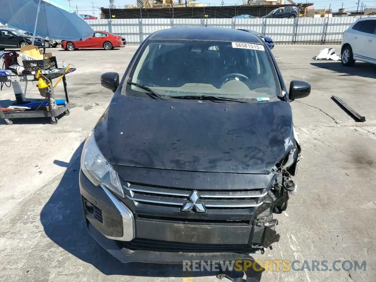 5 fotografías del automóvil dañado ML32AUHJ7NH006996 MITSUBISHI MIRAGE 2022