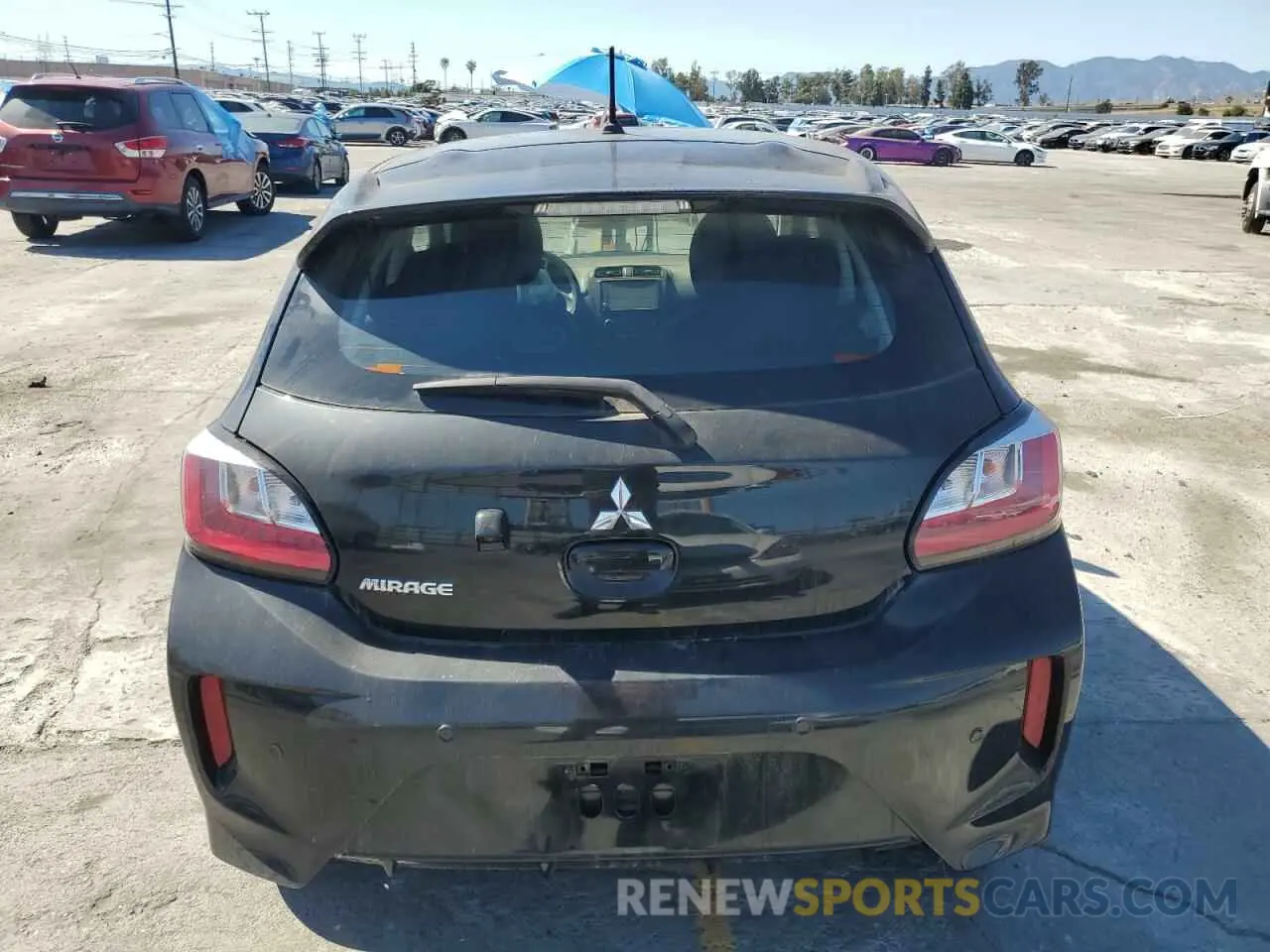 6 fotografías del automóvil dañado ML32AUHJ7NH006996 MITSUBISHI MIRAGE 2022
