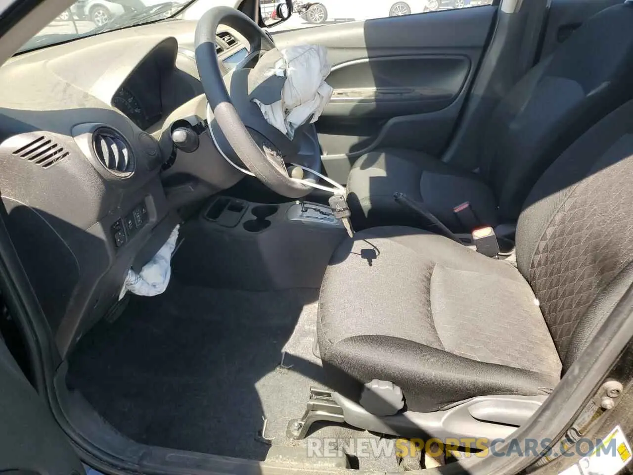 7 fotografías del automóvil dañado ML32AUHJ7NH006996 MITSUBISHI MIRAGE 2022