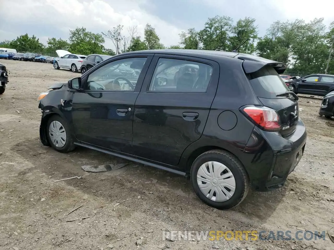 2 fotografías del automóvil dañado ML32AUHJ8NH002844 MITSUBISHI MIRAGE 2022