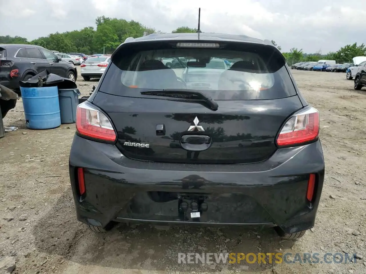 6 fotografías del automóvil dañado ML32AUHJ8NH002844 MITSUBISHI MIRAGE 2022