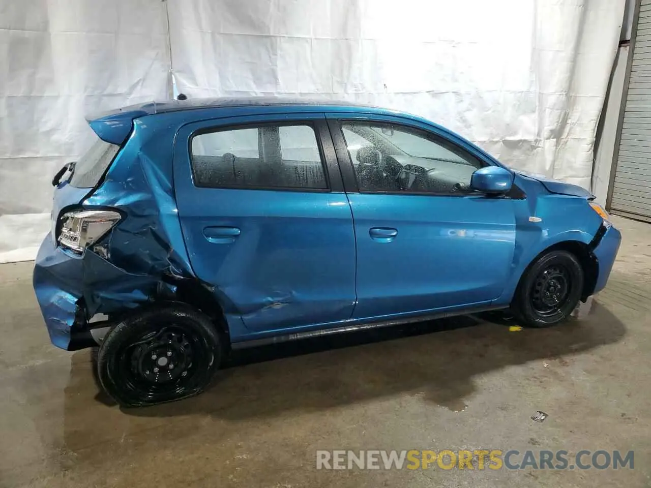 3 fotografías del automóvil dañado ML32AUHJ8NH008174 MITSUBISHI MIRAGE 2022