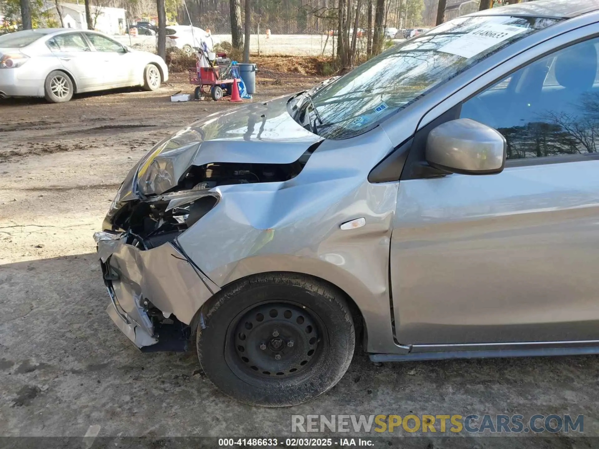 17 fotografías del automóvil dañado ML32AUHJ8NH008546 MITSUBISHI MIRAGE 2022