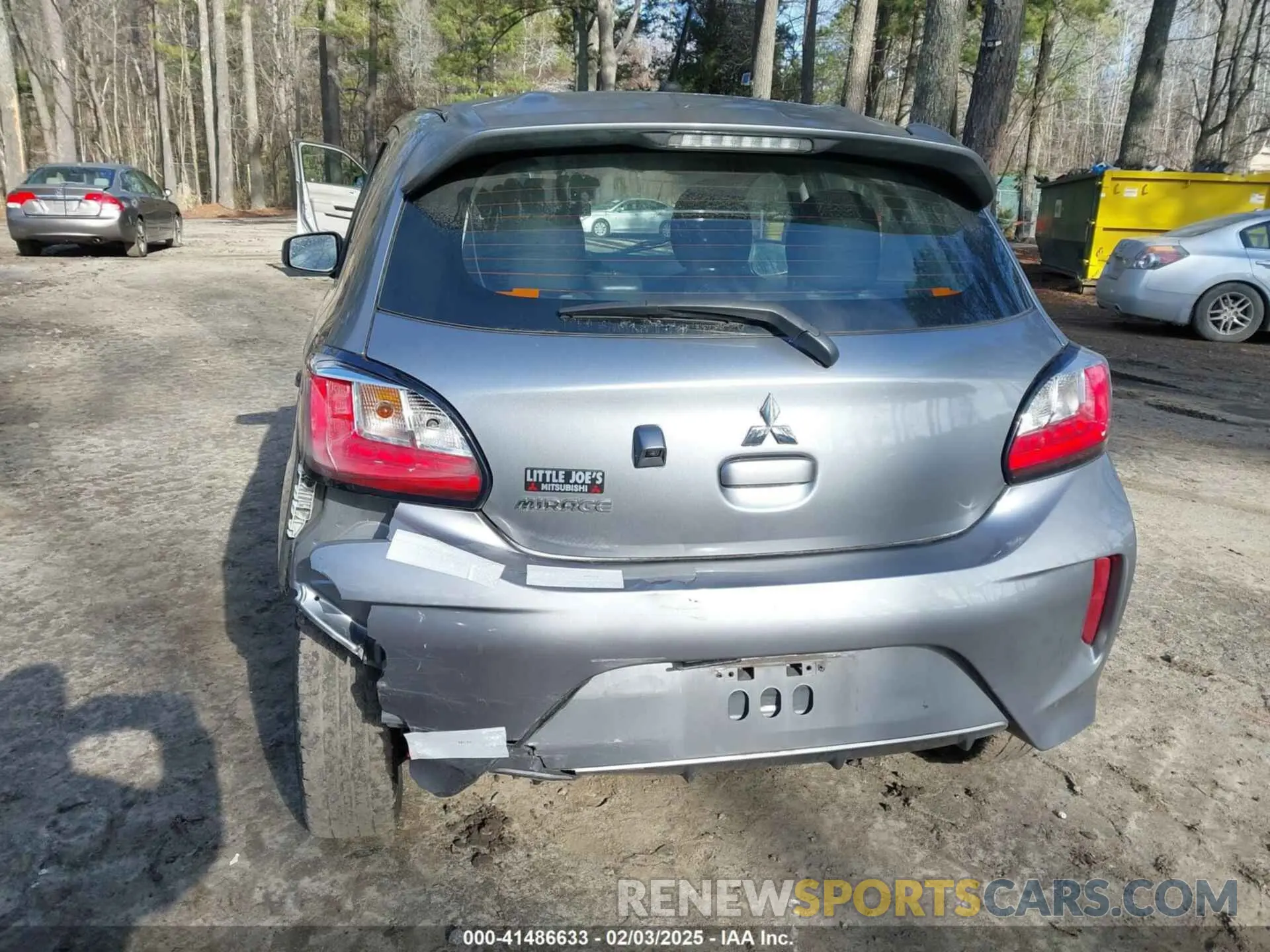 19 fotografías del automóvil dañado ML32AUHJ8NH008546 MITSUBISHI MIRAGE 2022