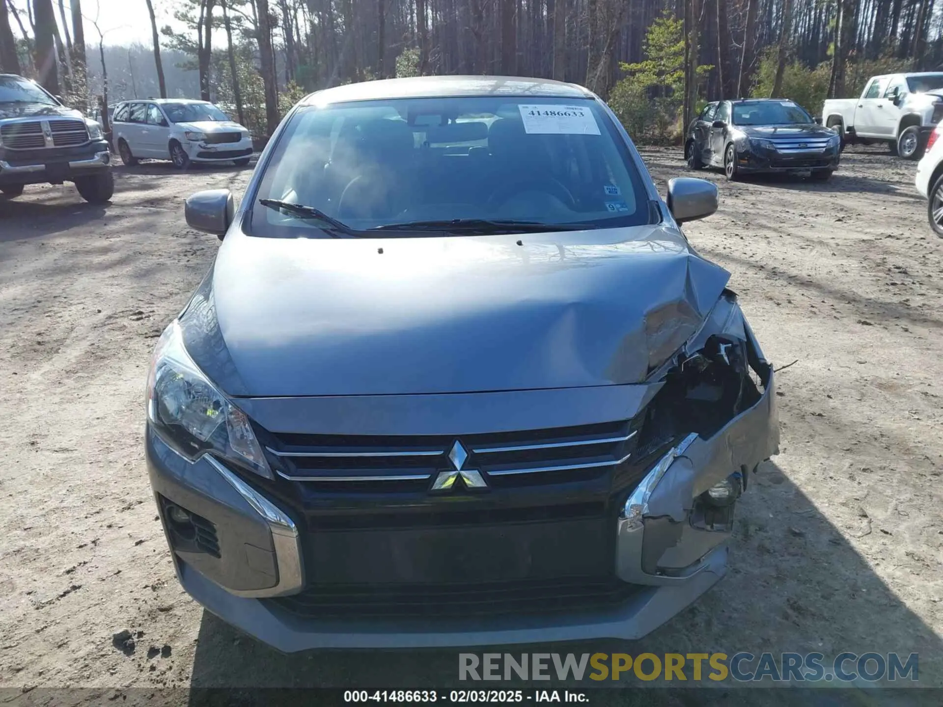 6 fotografías del automóvil dañado ML32AUHJ8NH008546 MITSUBISHI MIRAGE 2022