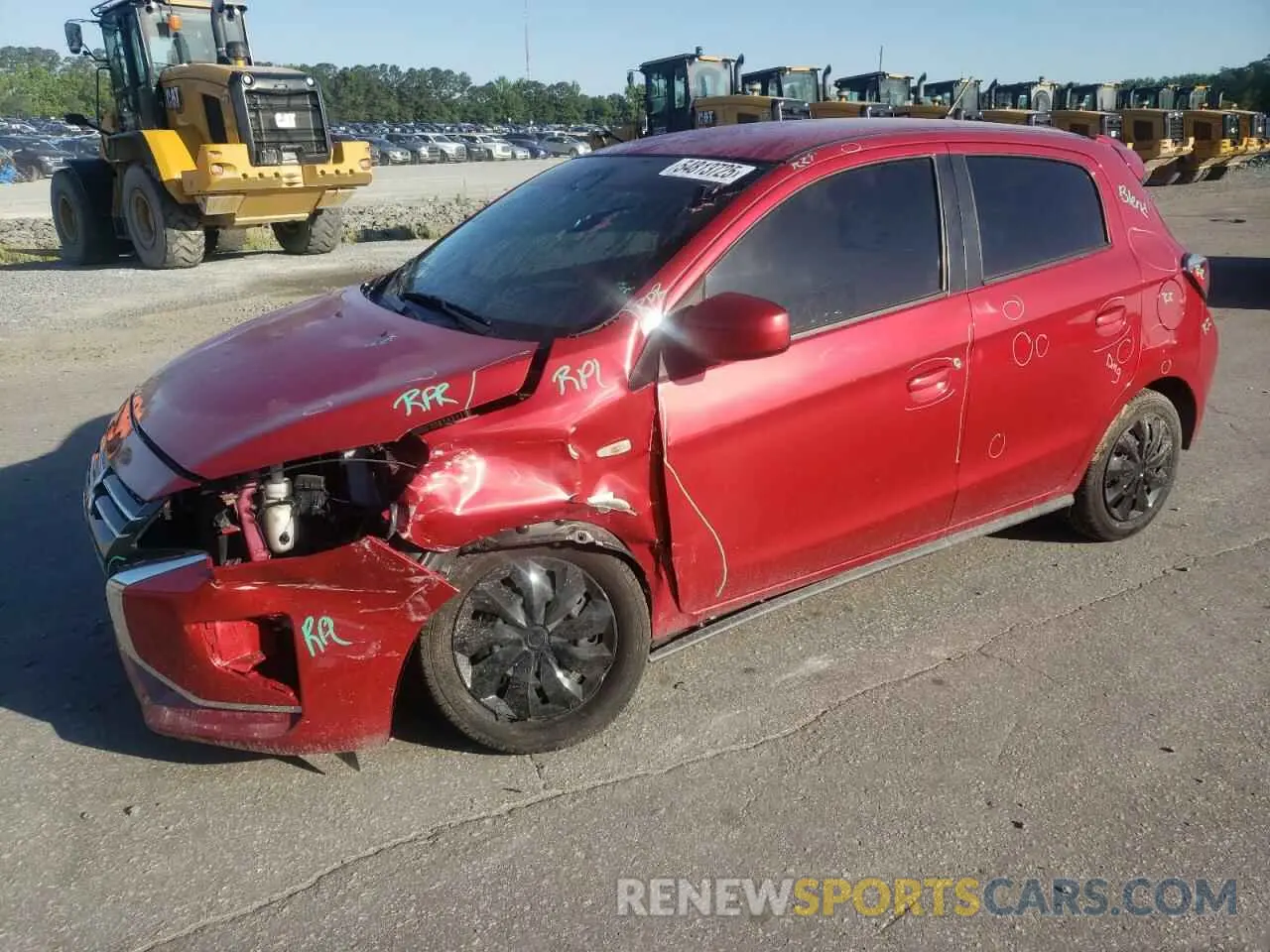 1 fotografías del automóvil dañado ML32AUHJ9NH006711 MITSUBISHI MIRAGE 2022