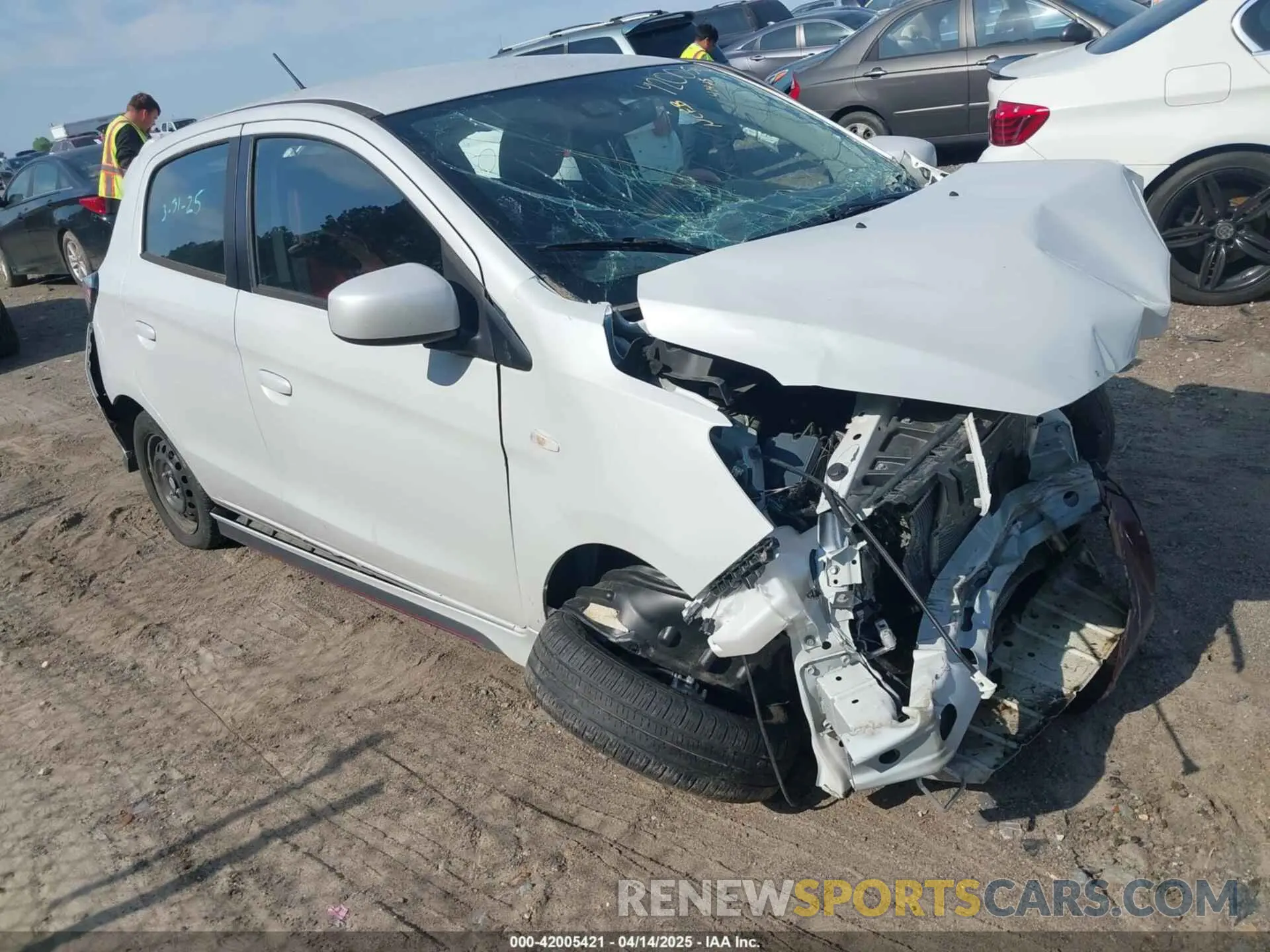 1 fotografías del automóvil dañado ML32AUHJ9NH008054 MITSUBISHI MIRAGE 2022