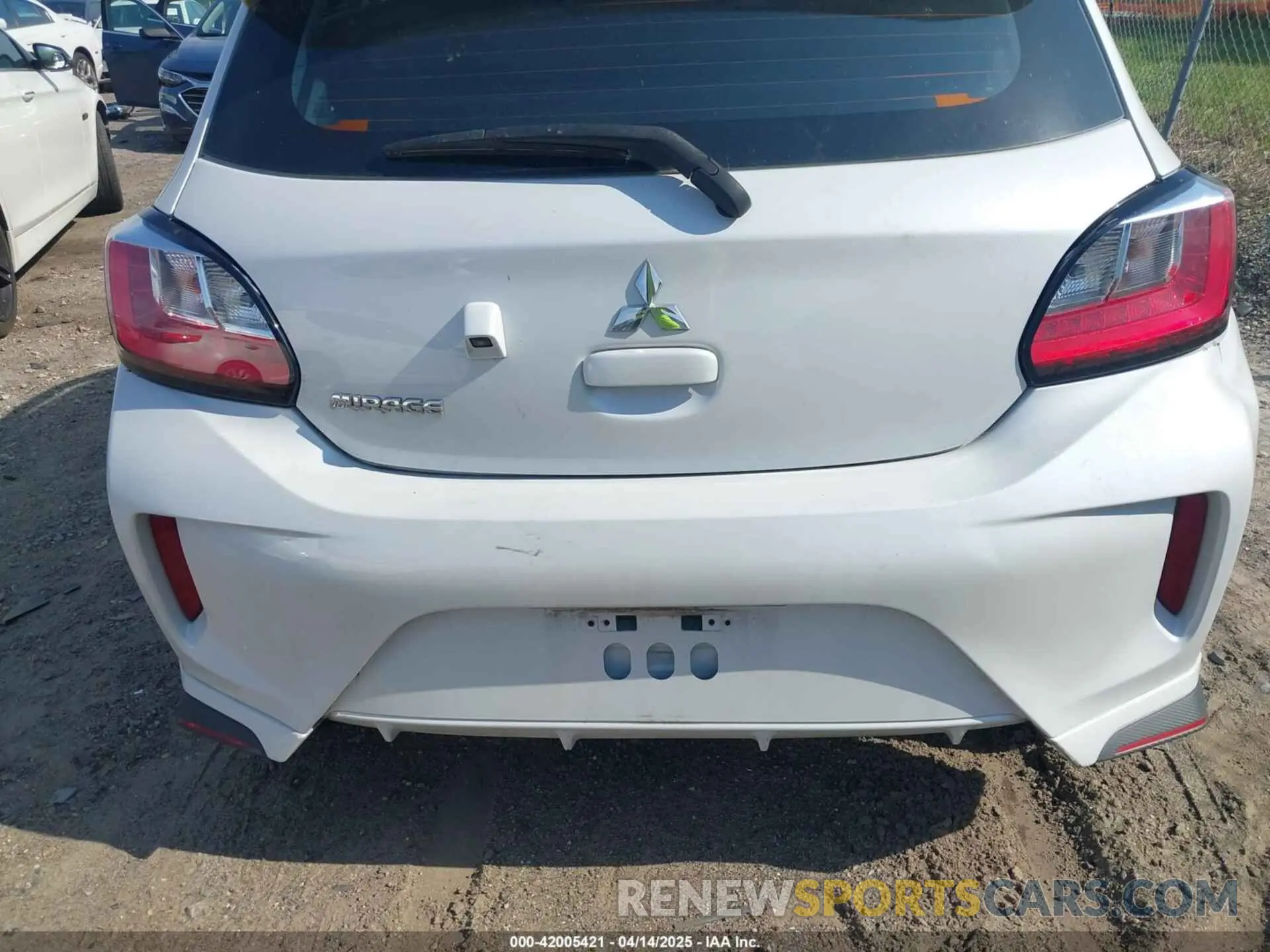 20 fotografías del automóvil dañado ML32AUHJ9NH008054 MITSUBISHI MIRAGE 2022