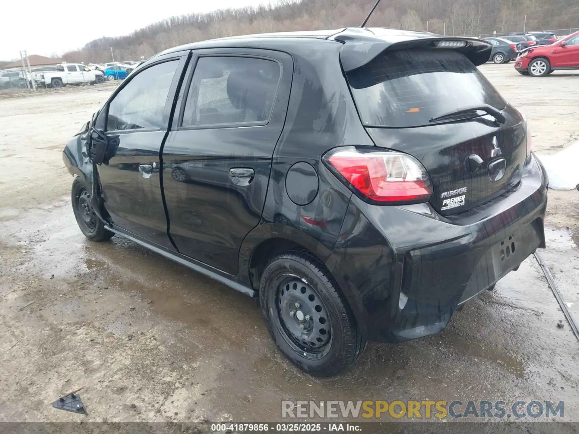 3 fotografías del automóvil dañado ML32AUHJ9NH008569 MITSUBISHI MIRAGE 2022