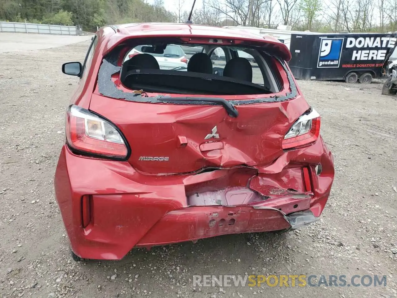 6 fotografías del automóvil dañado ML32AUHJXNH002392 MITSUBISHI MIRAGE 2022