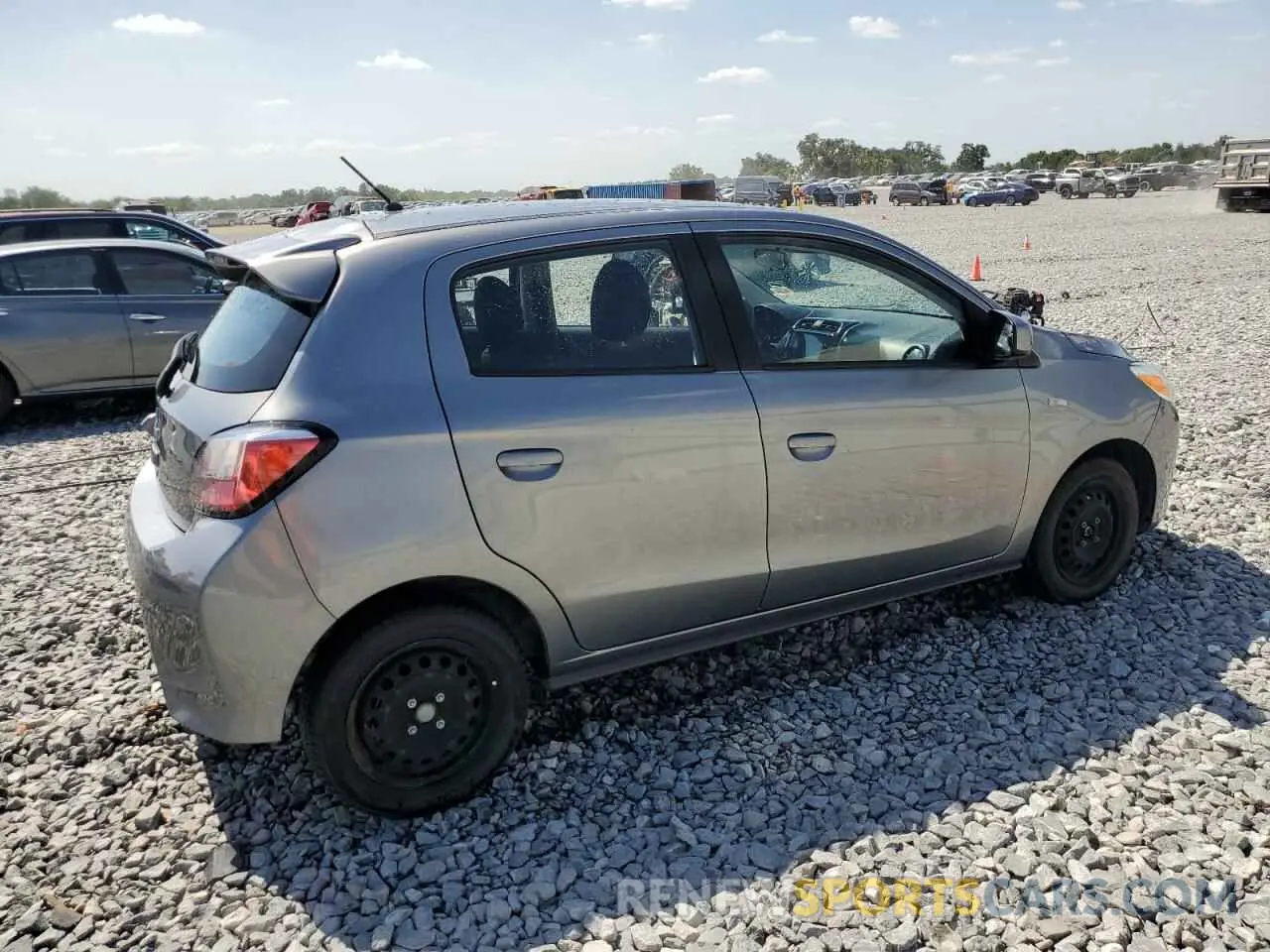 3 fotografías del automóvil dañado ML32AUHJXNH003087 MITSUBISHI MIRAGE 2022