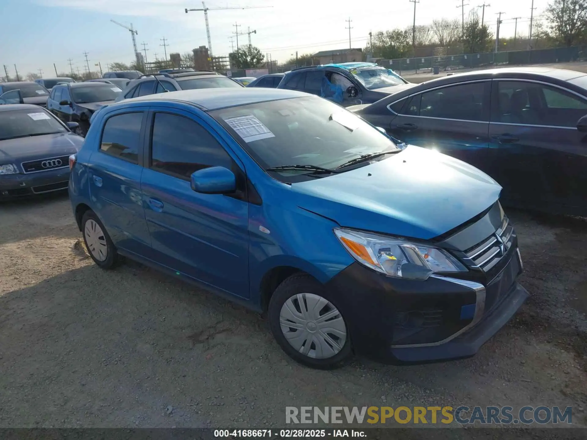 1 fotografías del automóvil dañado ML32AUHJXNH007589 MITSUBISHI MIRAGE 2022