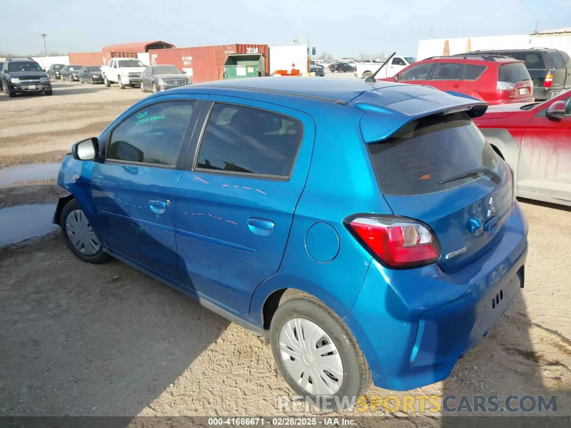 3 fotografías del automóvil dañado ML32AUHJXNH007589 MITSUBISHI MIRAGE 2022