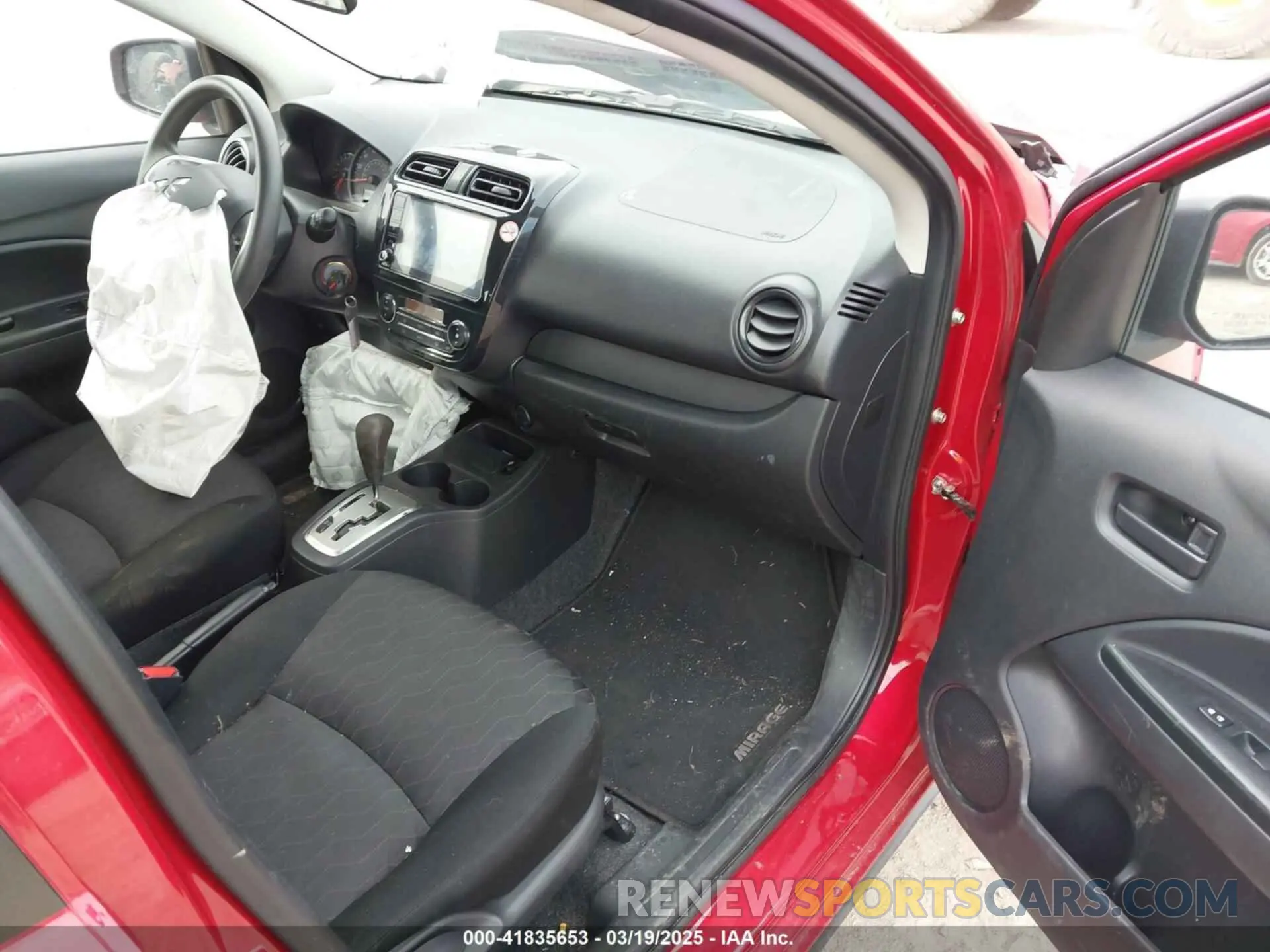 5 fotografías del automóvil dañado ML32AUHJXNH008306 MITSUBISHI MIRAGE 2022