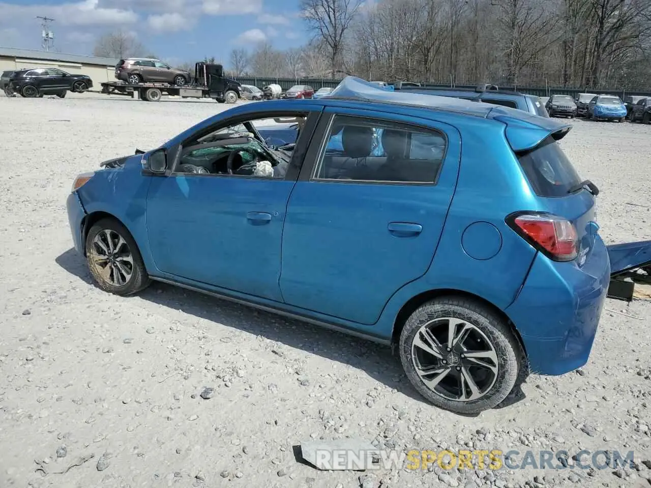 2 fotografías del automóvil dañado ML32AWHJ5NH005390 MITSUBISHI MIRAGE 2022