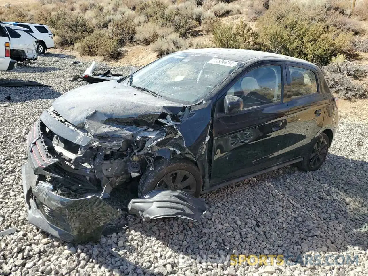 1 fotografías del automóvil dañado ML32AWHJ7NH006900 MITSUBISHI MIRAGE 2022