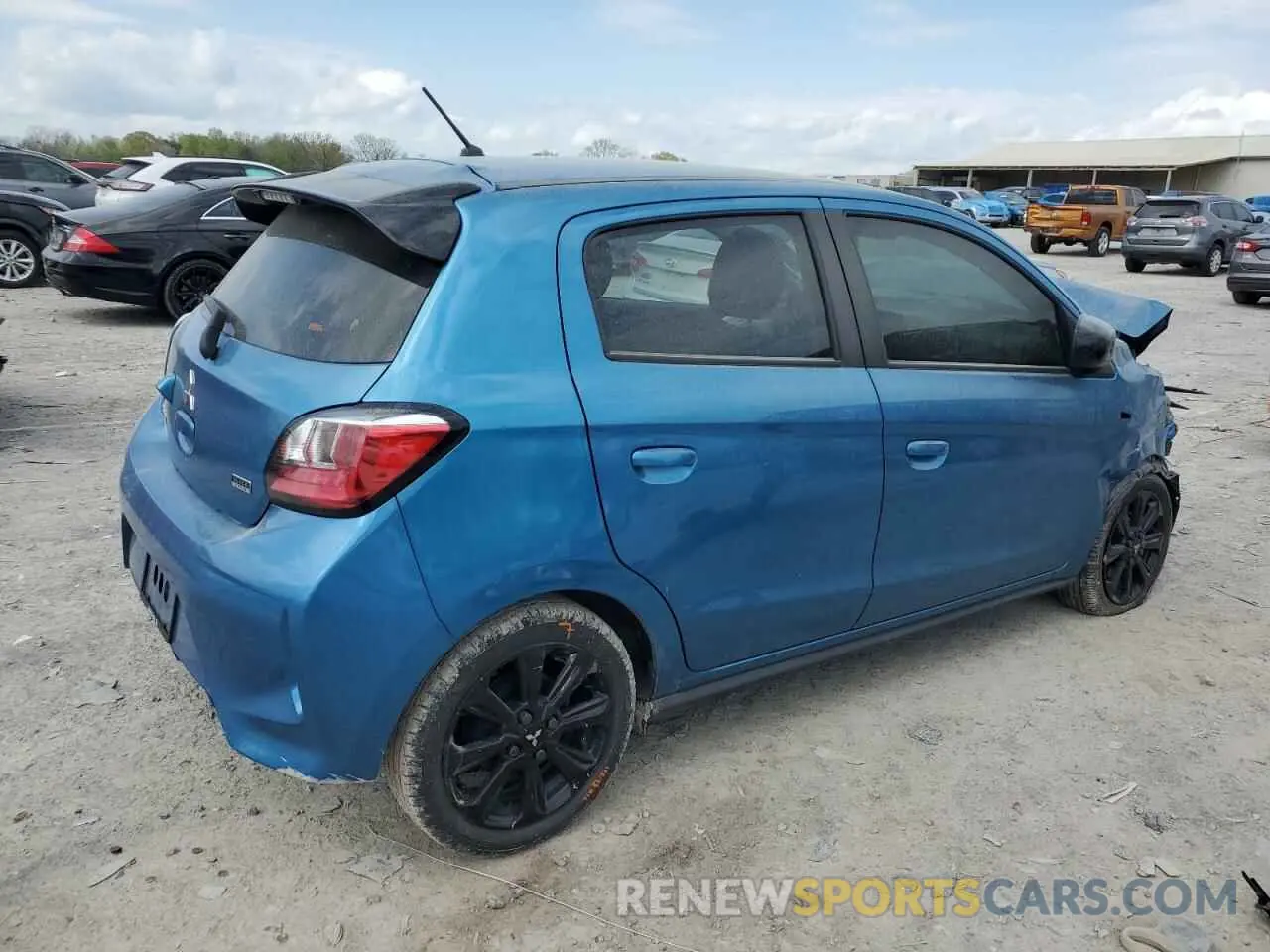 3 fotografías del automóvil dañado ML32AWHJ7NH009408 MITSUBISHI MIRAGE 2022