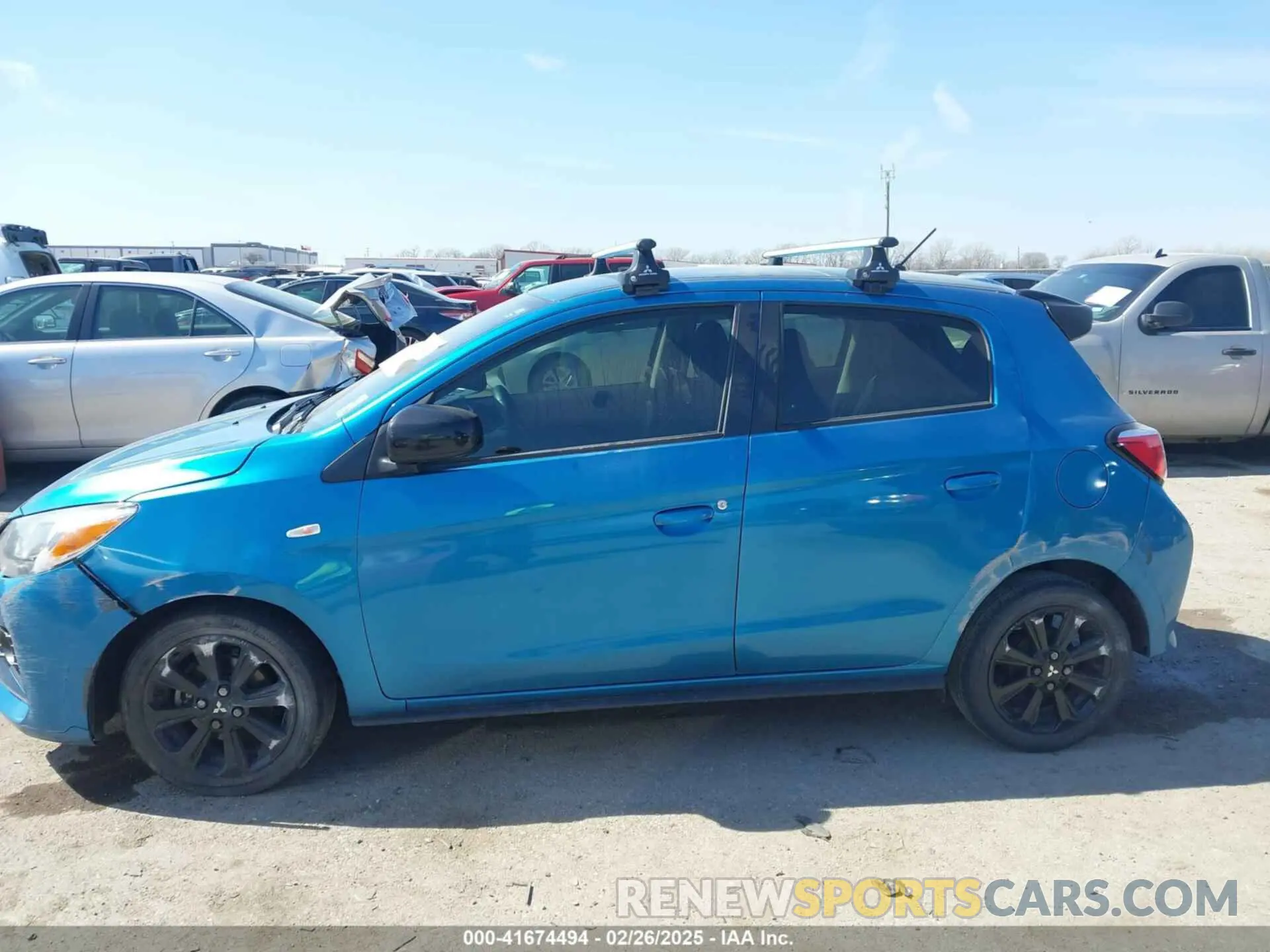 14 fotografías del automóvil dañado ML32AWHJXNH004963 MITSUBISHI MIRAGE 2022