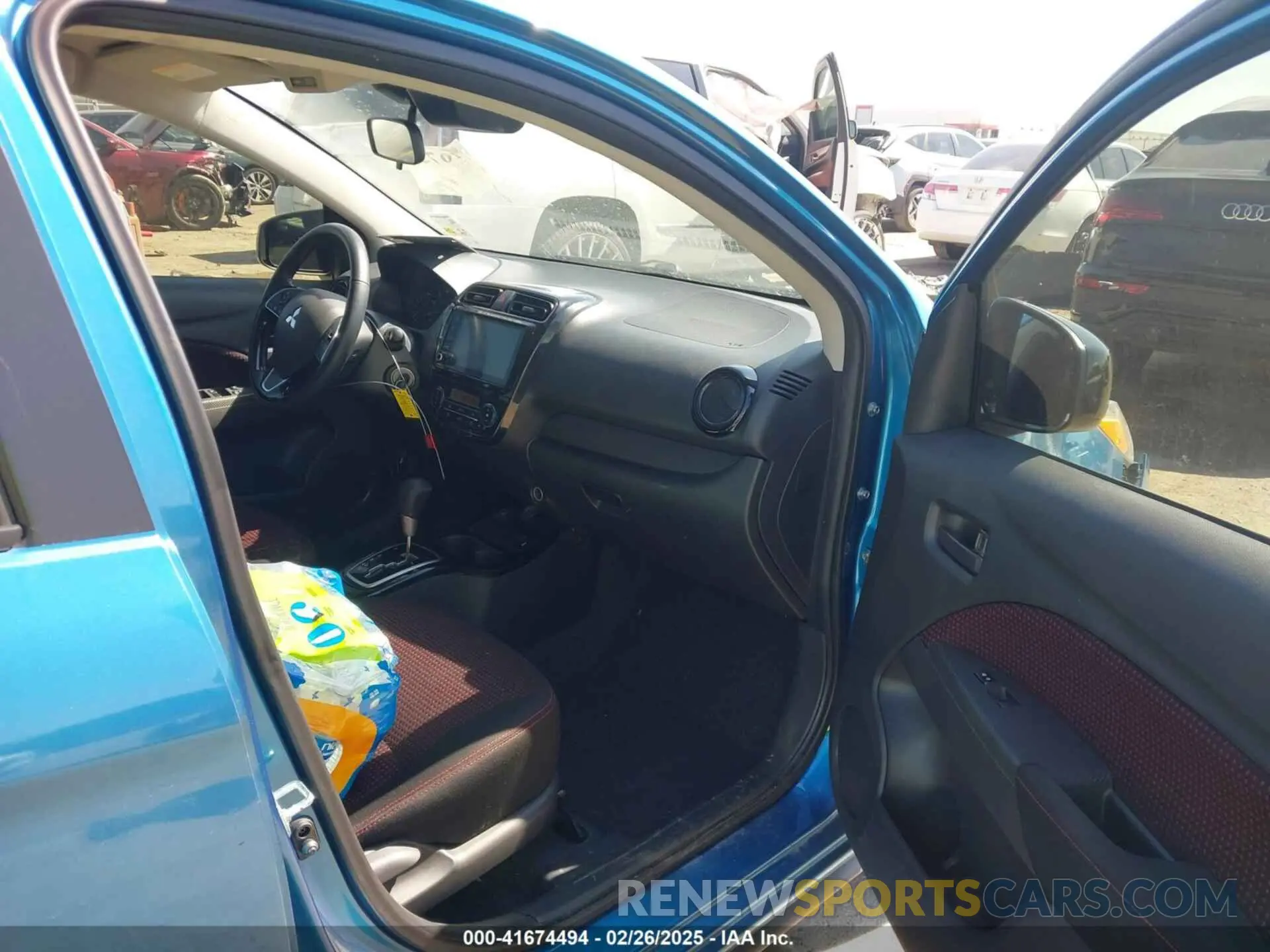 5 fotografías del automóvil dañado ML32AWHJXNH004963 MITSUBISHI MIRAGE 2022