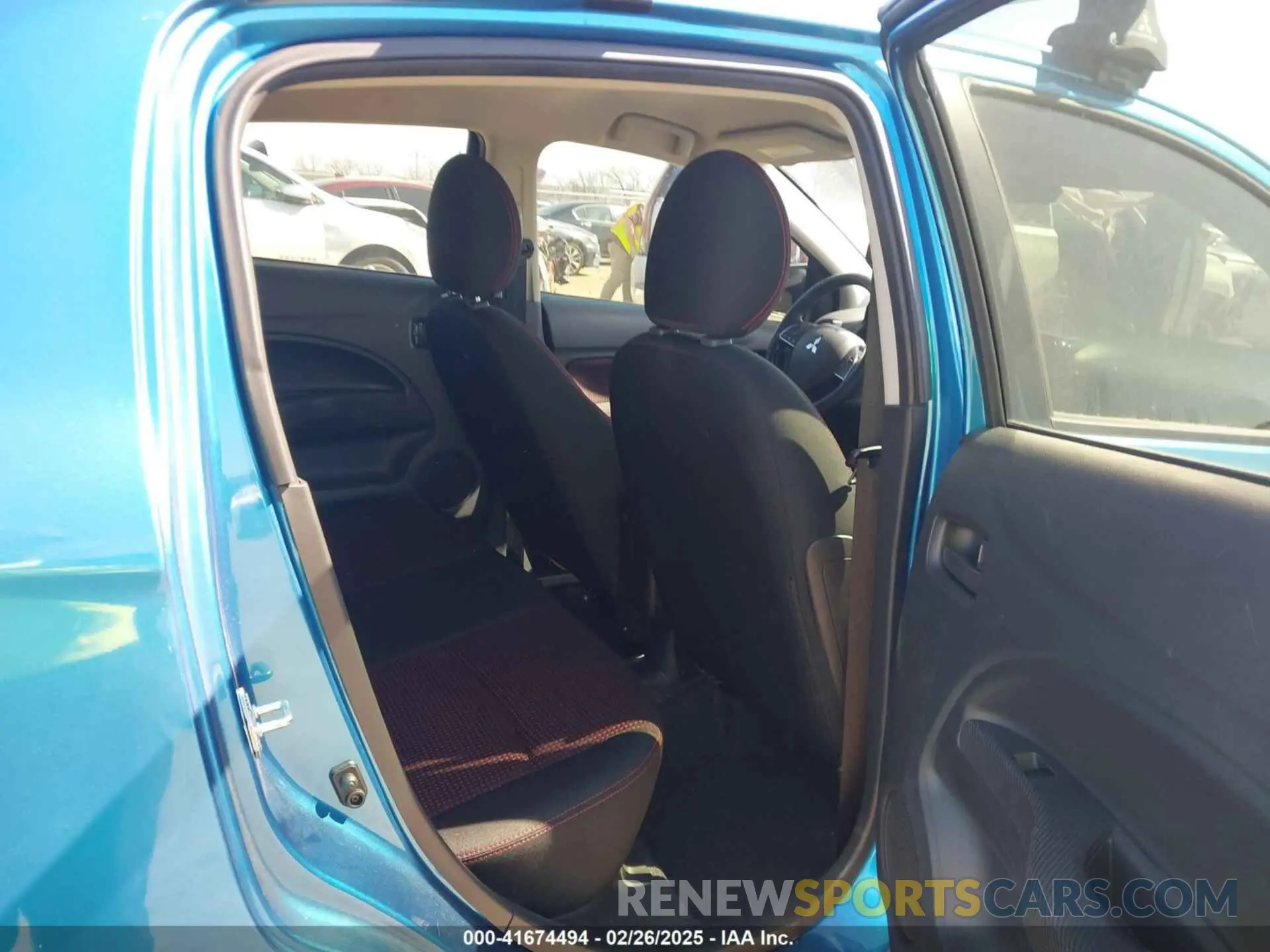 8 fotografías del automóvil dañado ML32AWHJXNH004963 MITSUBISHI MIRAGE 2022