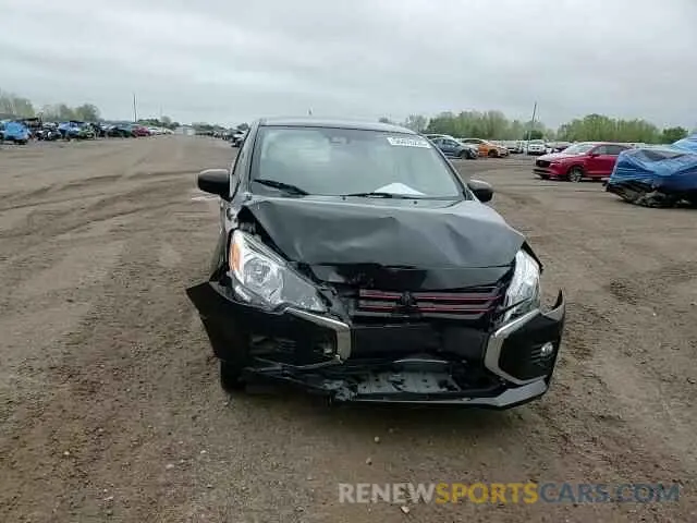 13 fotografías del automóvil dañado ML32FUFJ1NHF03307 MITSUBISHI MIRAGE 2022