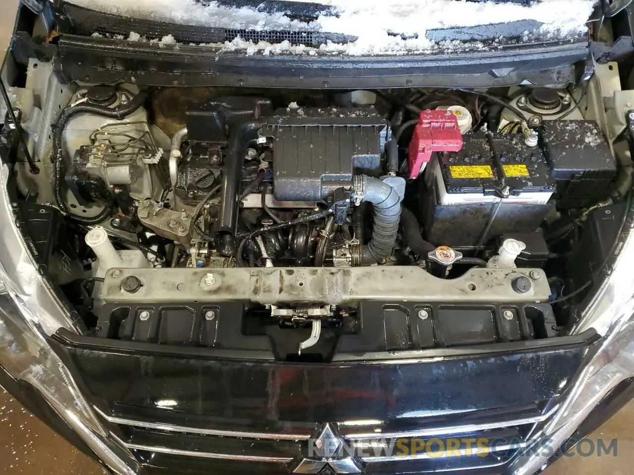 11 fotografías del automóvil dañado ML32FUFJ1NHF03534 MITSUBISHI MIRAGE 2022