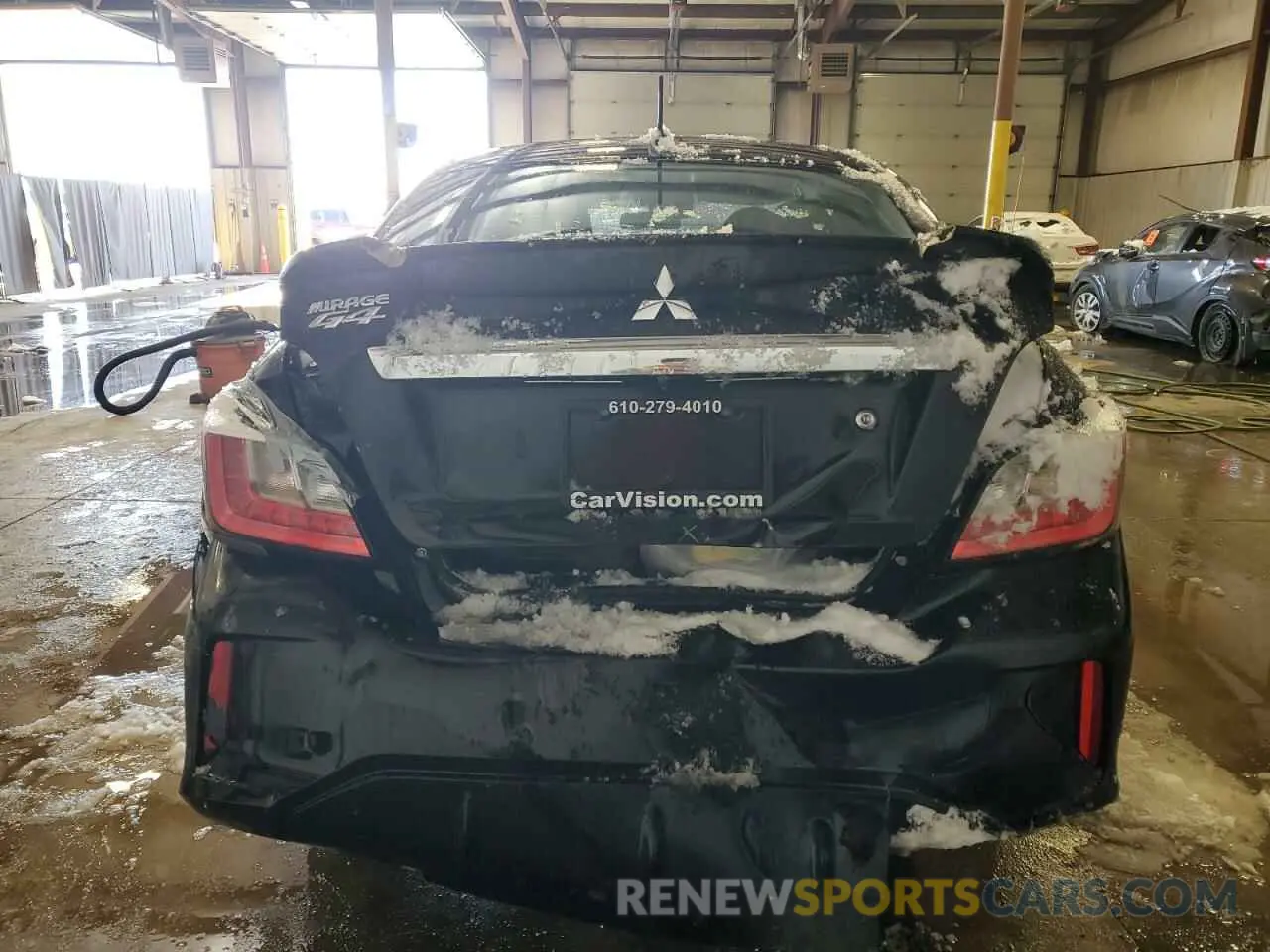 6 fotografías del automóvil dañado ML32FUFJ1NHF03534 MITSUBISHI MIRAGE 2022