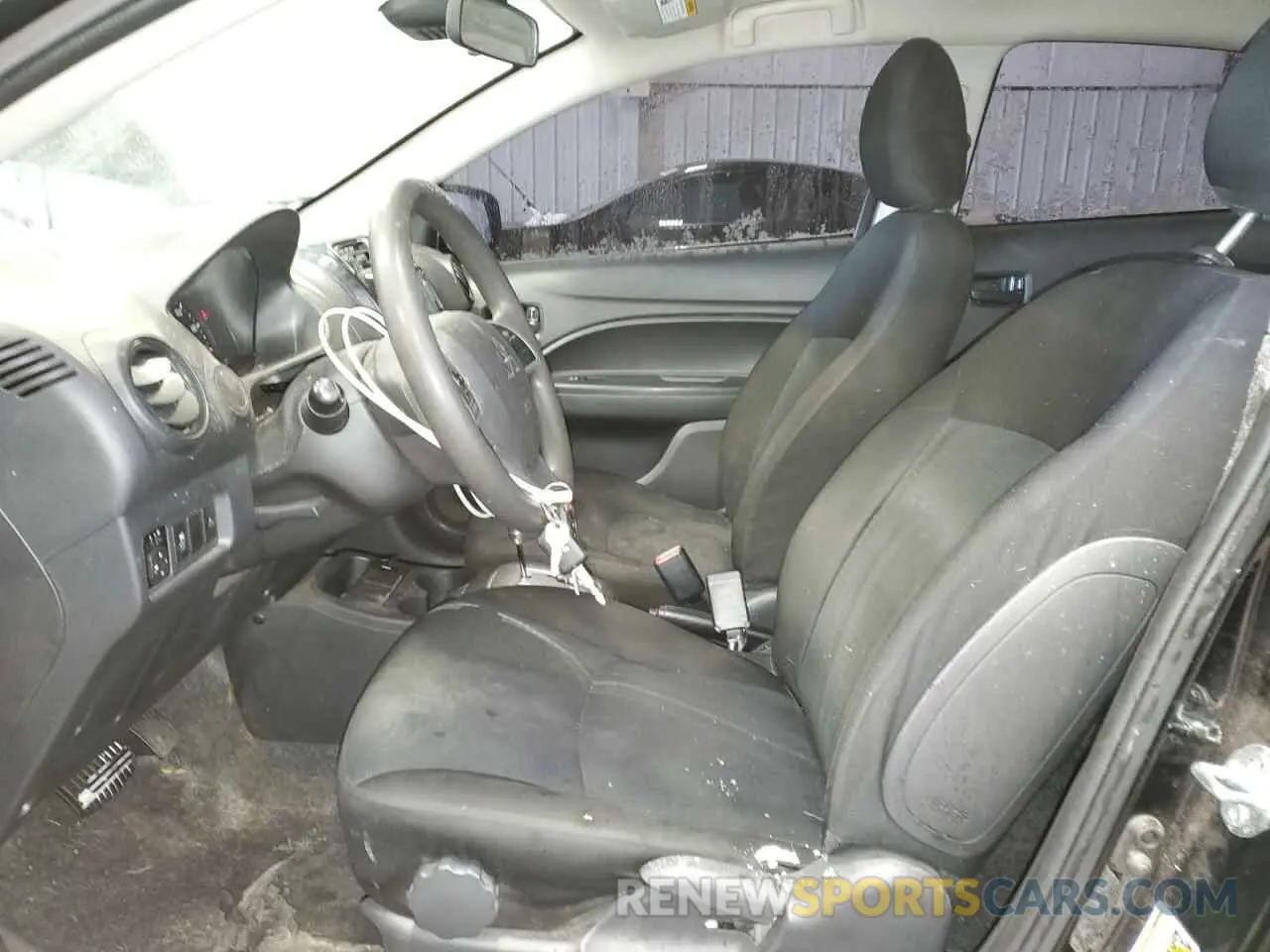 7 fotografías del automóvil dañado ML32FUFJ1NHF03534 MITSUBISHI MIRAGE 2022