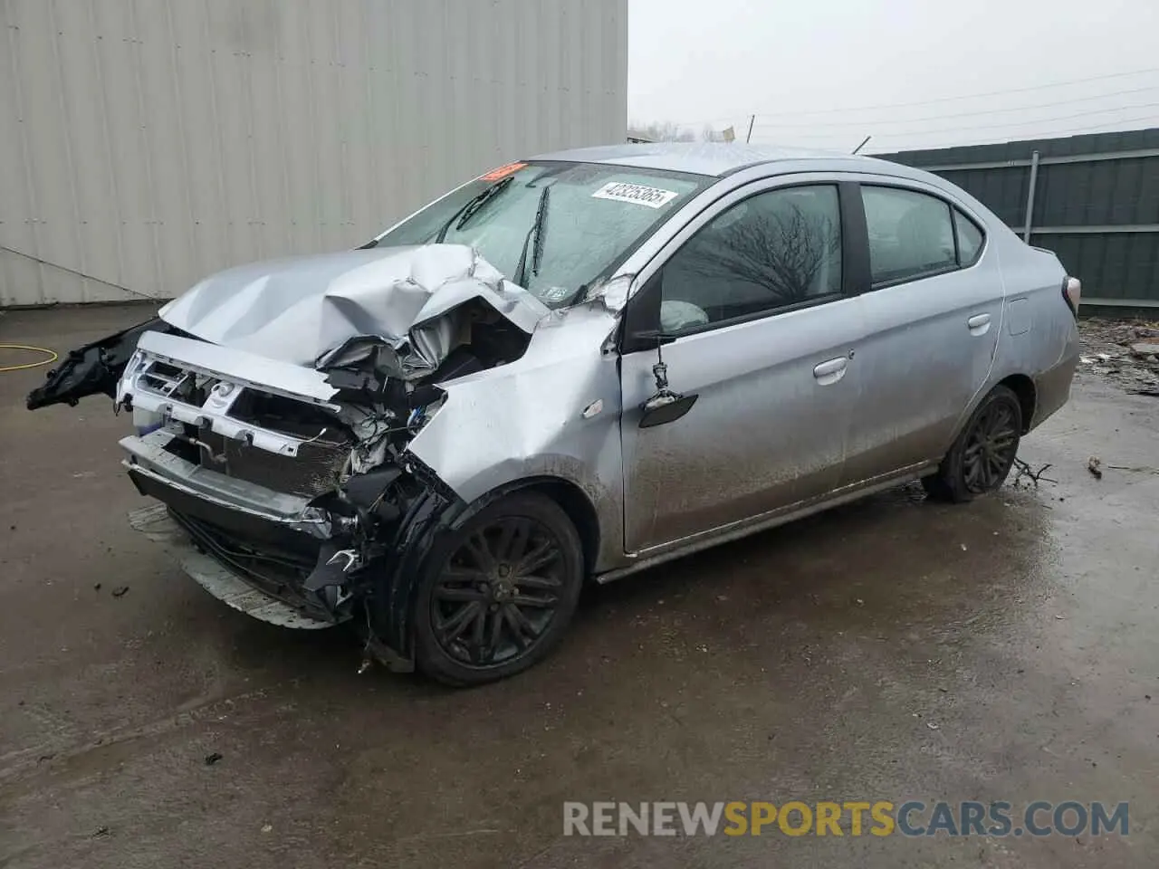 1 fotografías del automóvil dañado ML32FUFJ1NHF07079 MITSUBISHI MIRAGE 2022