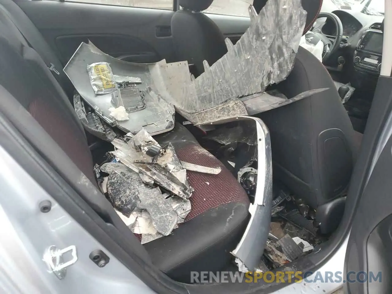 12 fotografías del automóvil dañado ML32FUFJ1NHF07079 MITSUBISHI MIRAGE 2022
