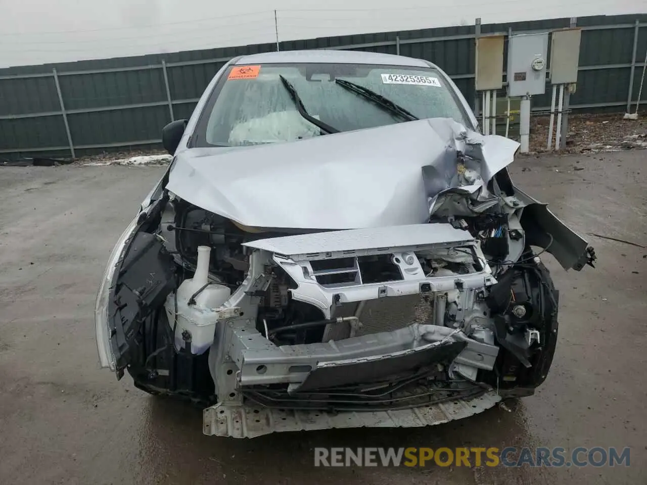5 fotografías del automóvil dañado ML32FUFJ1NHF07079 MITSUBISHI MIRAGE 2022