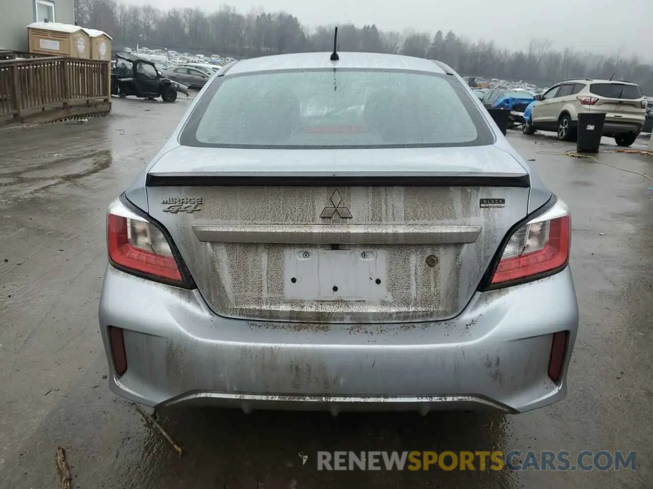 6 fotografías del automóvil dañado ML32FUFJ1NHF07079 MITSUBISHI MIRAGE 2022