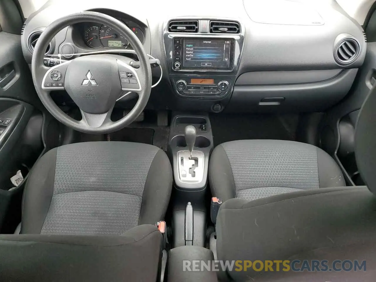 8 fotografías del automóvil dañado ML32FUFJ2NHF06863 MITSUBISHI MIRAGE 2022